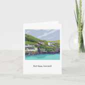 Port Isaac Notecard - met aanpasbare tekst Kaart (Voorkant)