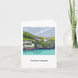 Port Isaac Notecard - met aanpasbare tekst Kaart