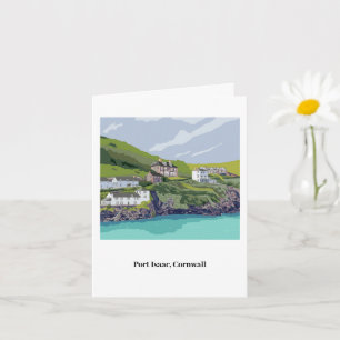 Port Isaac Notecard - met aanpasbare tekst Kaart