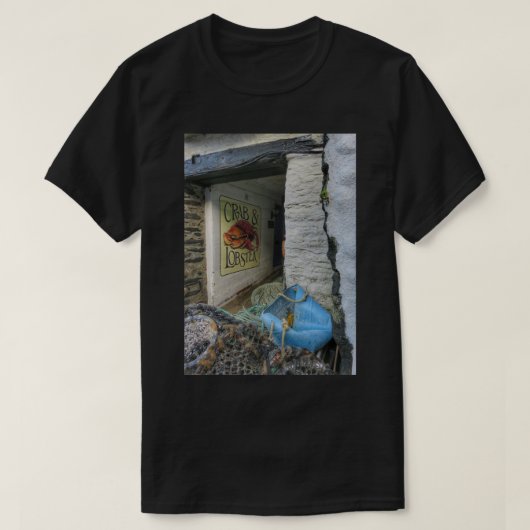 Port Isaac. Portwenn. Klassieke T-Shirt (Design voorkant)