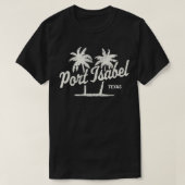 Port Isabel Teas  70s Palm Trees Grafisch T-shirt (Design voorkant)