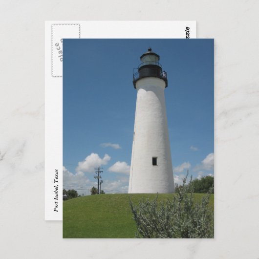 Port Isabel, Texas Briefkaart (Voorkant / Achterkant)