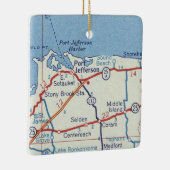 Port Jefferson NY Keramisch Ornament (Rechts)