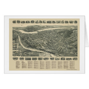 Port Jervis, NY Panoramic Map - 1920
