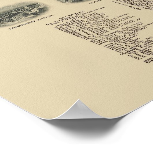 Port Jervis, NY Panoramic Map - 1920 Poster (Hoek)