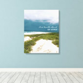 Port Kembla Wollongong Beach NSW Canvas Afdruk (Insitu (Houten vloer))