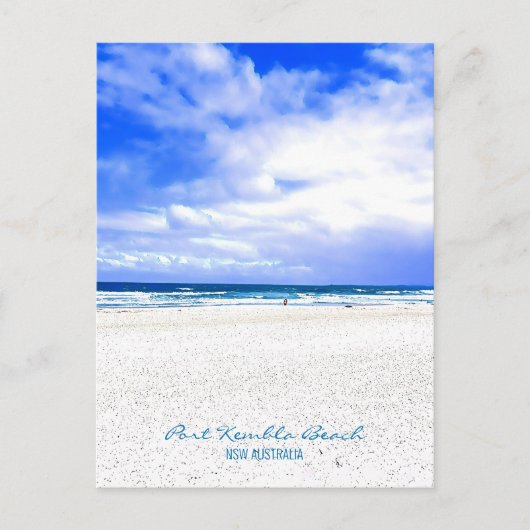 Port Kembla Wollongong strand NSW Briefkaart (Voorkant)