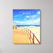 Port Kembla Wollongong strand NSW Canvas Afdruk (Voorkant)