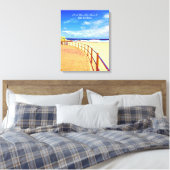Port Kembla Wollongong strand NSW Canvas Afdruk (Insitu (Slaapkamer))