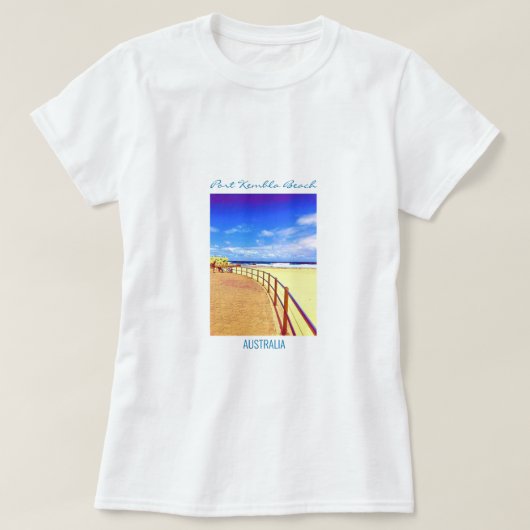 Port Kembla Wollongong strand NSW T-shirt (Design voorkant)