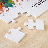 Port Louis Mauritius Skyline Legpuzzel (Zijkant)