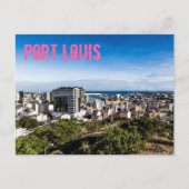 Port Louis Skyline Capital van Mauritius Feestdagenkaart (Voorkant)