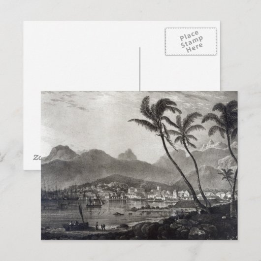 Port Louis "Uitzichten op Mauritius" door Briefkaart (Voorkant / Achterkant)