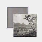 Port Louis "Uitzichten op Mauritius" door Magneet (Voorkant / Achterkant)