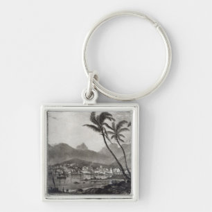Port Louis "Uitzichten op Mauritius" door Sleutelhanger