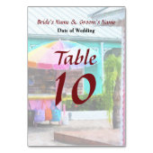 Port Lucaya Marketplace Bahamas Wedding Products Kaart (Achterkant)