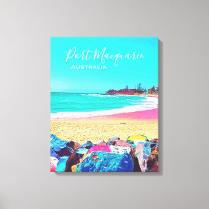 Port Macquarie NSW Australia Reisscenery Canvas Afdruk