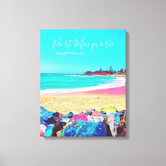 Port Macquarie NSW Australia Reisscenery Canvas Afdruk (Voorkant)
