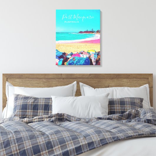 Port Macquarie NSW Australia Reisscenery Canvas Afdruk (Insitu (Slaapkamer))