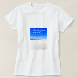Port Macquarie strandscène Australië T-shirt