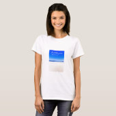 Port Macquarie strandscène Australië T-shirt (Voorkant volledig)