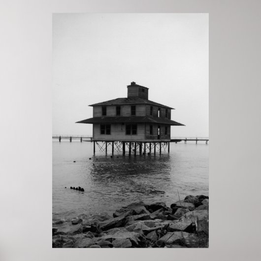 Port Mahon Lighthouse Poster (Voorkant)