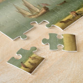 Port Mahon, Minorca, 1730's (olie op doek) Legpuzzel (Zijkant)