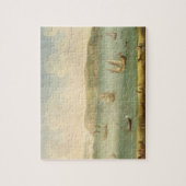 Port Mahon, Minorca, 1730's (olie op doek) Legpuzzel (Verticaal)