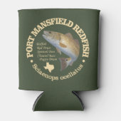 Port Mansfield (roodbaars) Blikjeskoeler (Voorkant)