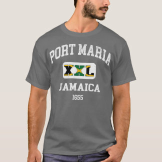 Port Maria Jamaica XXL Atletisch ontwerp 1 T-shirt