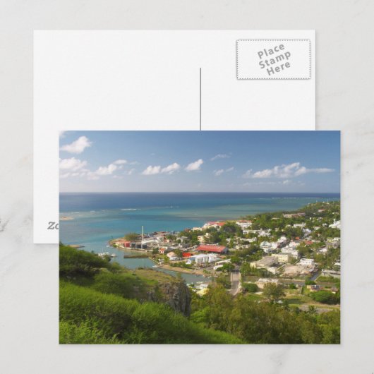 Port Mathurin, Rodrigues Island, Mauritius Briefkaart (Voorkant / Achterkant)
