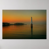 Port Melbourne Lighthouse Poster (Voorkant)