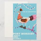 Port Moresby, Papoea-Nieuw-Guinea Briefpapier (Voorkant / Achterkant)