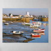 Port of Saint-Gilles-Croix-de-Vie in Frankrijk Poster (Voorkant)