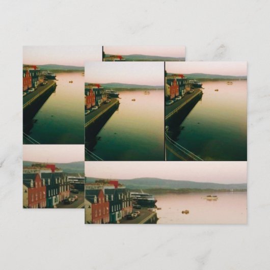 Port of Tobermory, Isle of Mull, Scotland Kaart (Voorkant / Achterkant)