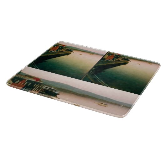 Port of Tobermory, Isle of Mull, Scotland Snijplank (Hoek)