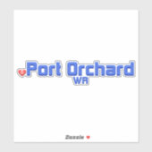 Port Orchard Washington Sticker (Vel)