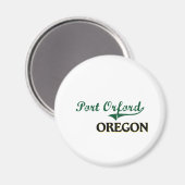 Port Orford Oregon Classic Design Magneet (Voorkant / Achterkant)