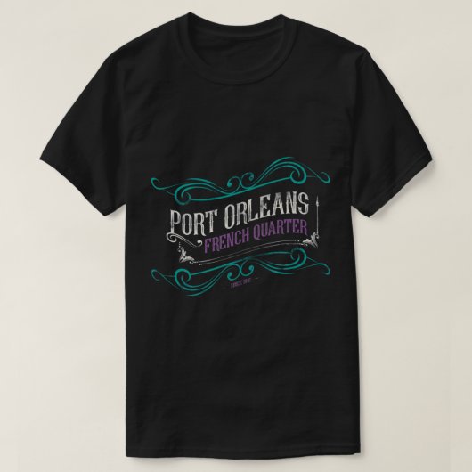 Port Orleans French Quarter Fited Scoop T-Shirt (Design voorkant)