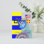 Port Richman Fair Winds After Zeeen USA Briefkaart (Staand voorkant)
