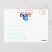 Port Richman Fair Winds After Zeeen USA Briefkaart (Achterkant)