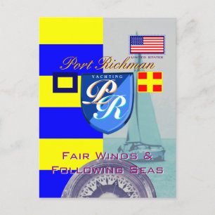 Port Richman Fair Winds After Zeeen USA Briefkaart