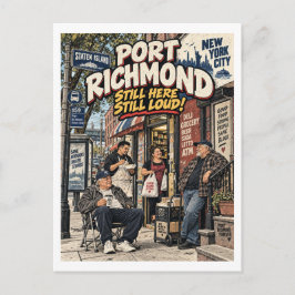 Port Richmond Blijft Hier Briefkaart