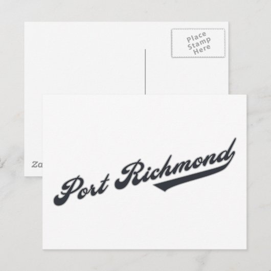 Port Richmond Briefkaart (Voorkant / Achterkant)