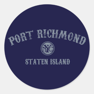 Port Richmond Ronde Sticker