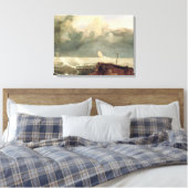 Port Ruysdael (olie op doek) Canvas Afdruk (Insitu (Slaapkamer))