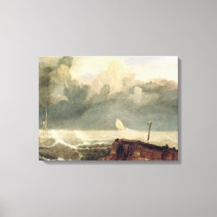 Port Ruysdael (olie op doek) Canvas Afdruk