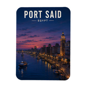 Port Said Egypte Suezkanaal Middellandse Zee Reize Magneet