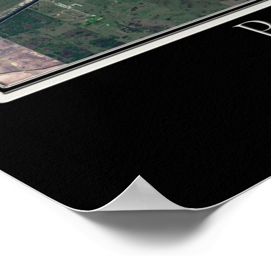 Port Saint Lucie Florida Satellite Poster Map (Hoek)