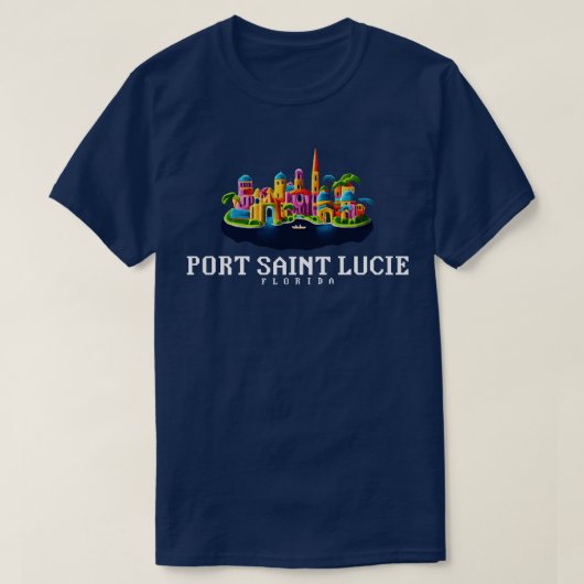 Port Saint Lucie Florida T-shirt (Design voorkant)